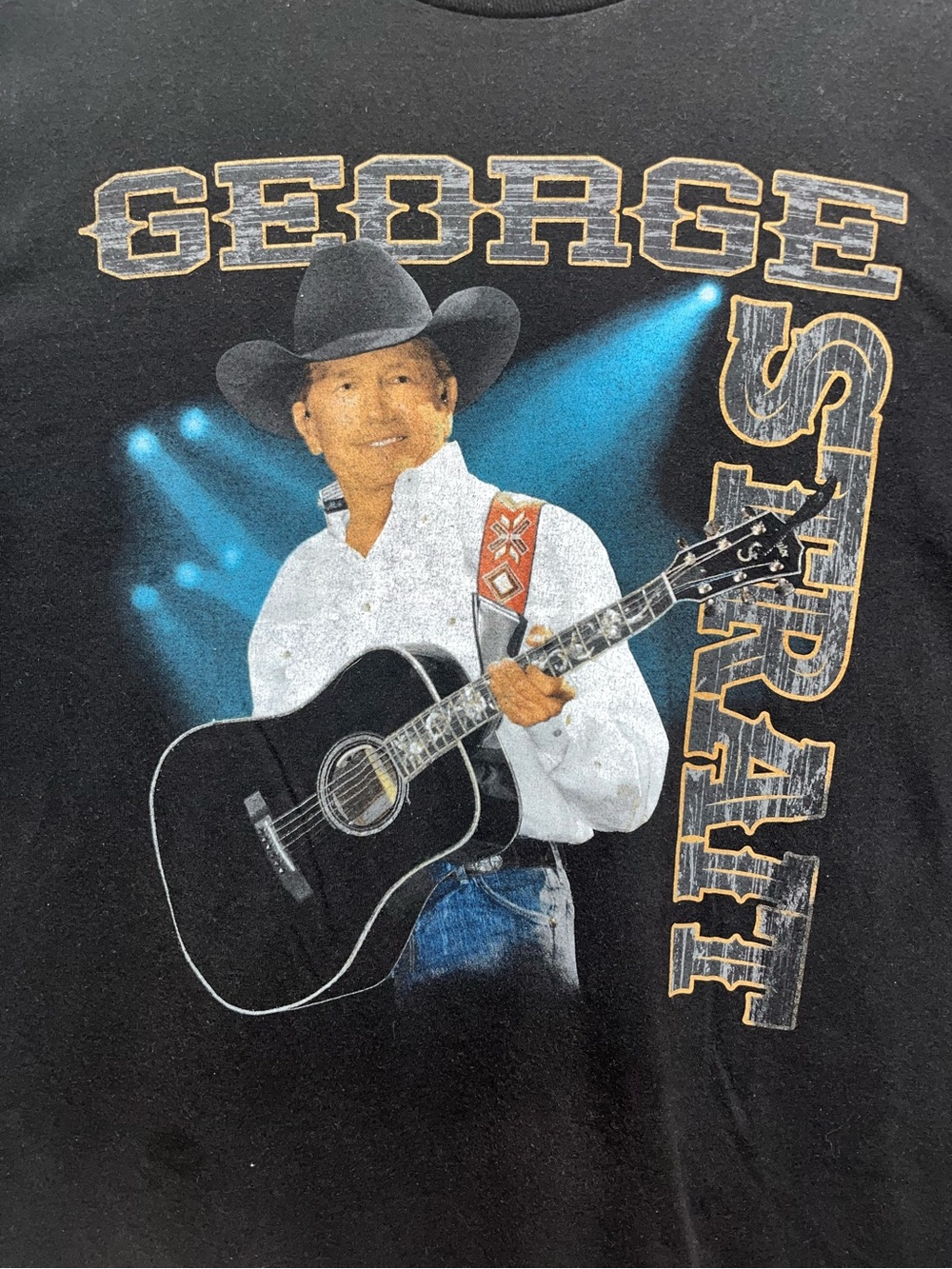 George Strait Black T-Shirt - Picture 2 of 5